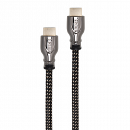 Cordon HDMI 2.0 4k nylon noir m/m 3m - GMRAVIDEO5002