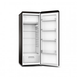 Réfrigérateur vintage 1 porte avec freezer 229 L noir