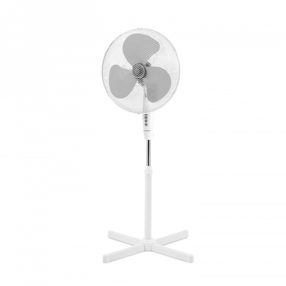 Ventilateur sur pied  40 cm blanc