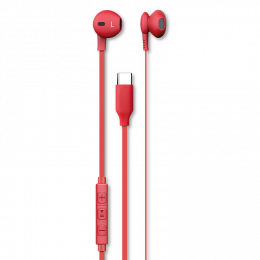 Ecouteurs auri USB C rouge