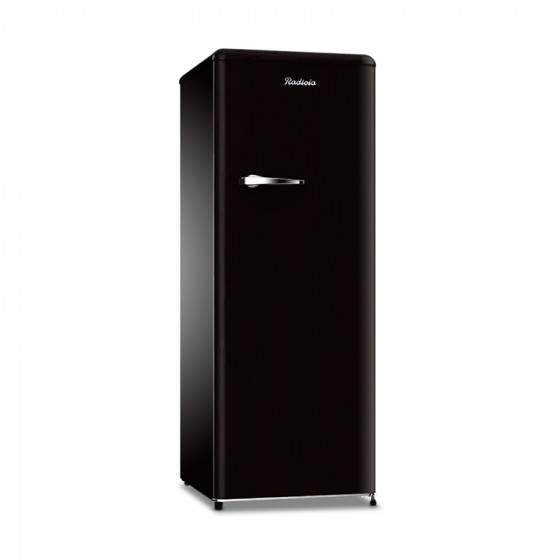 Réfrigérateur vintage 1 porte avec freezer 229 L noir